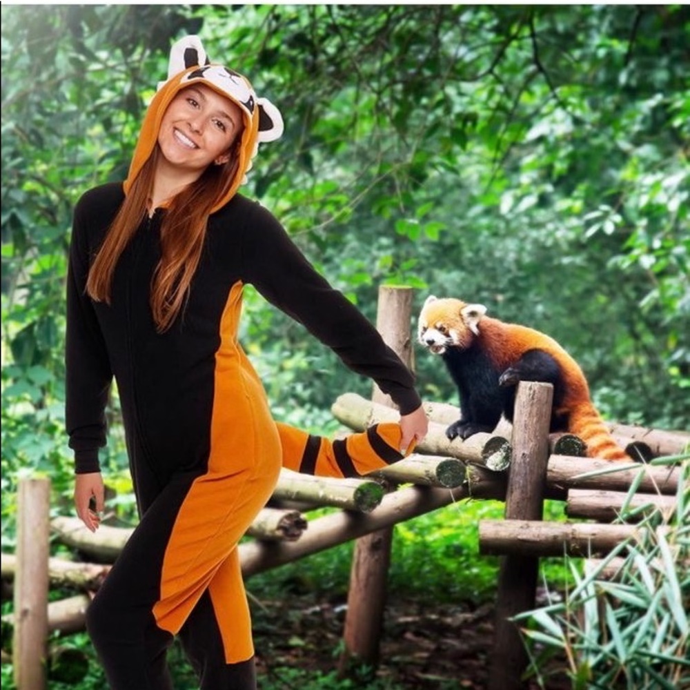 Funniez red panda onesie
